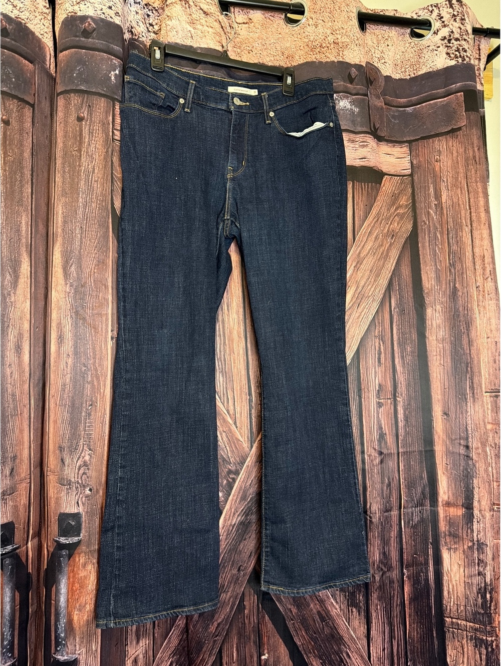Levi's Classic Bootcut Jeans Size 31 Dark Blue Denim